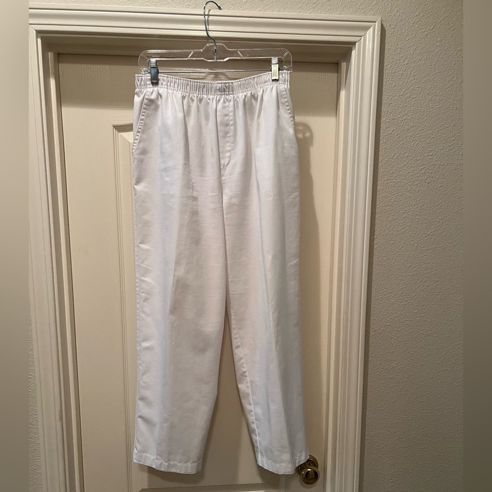 Cabin creek women's white size 14 capri pants
